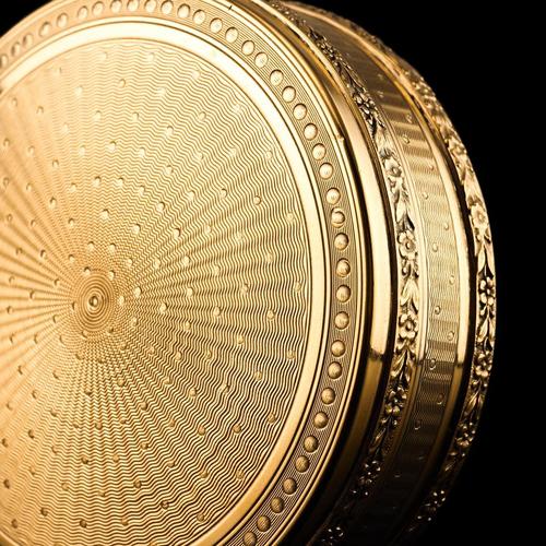 Antique French Silver Gilt Vermeil Circular Box, 1900s For Sale - Image 3 of 18