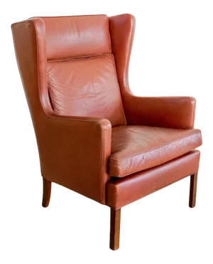 1960s Vintage Borge Mogensen Wingback Chair