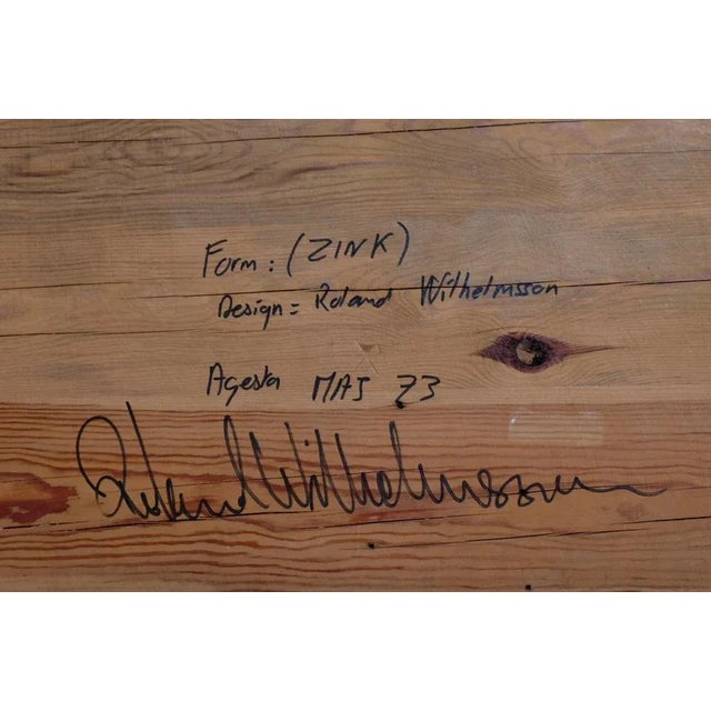 1960s Dining Table / Bench in Pine by Roland Wilhelmsson, Sweden, 1973 For Sale - Image 5 of 10