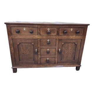 19th Century English Dresser Base For Sale