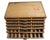 1920s Hamilton Letterpress Cabinet With Brass Hardware For Sale - Image 10 of 12