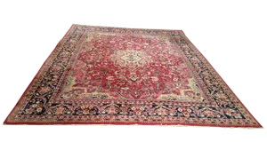 Persian Mahal Handmade Knotted Rug - 11' X 13'7'' - Size Cat. 10x14 12x15