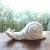 1970s Large Italian Mid-Century White Ceramic Snail For Sale - Image 9 of 10