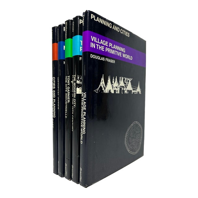 Late 1960s Illustrated Octavo Volume Set, Planning and Cities Published by George Brazillier - 6 Books For Sale