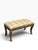 1980s Dennis & Leen Regency Style Upholstered Bench For Sale - Image 5 of 5