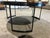 Round Veneered Wood Coffee Table With Metal Base For Sale - Image 4 of 5
