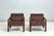 Pair Parsons Lounge Chairs, 1980. Original ultra-suede upholstery shows minor wear, consistent with age and use