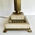 Hollywood Regency 1950s Hollywood Regency Crystal Brass and Marble Statement Lamp For Sale - Image 3 of 12