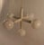 Mid-Century Modern Five Light Lightolier White on White Molecule Chandelier For Sale - Image 3 of 5