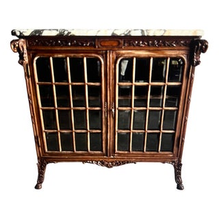 Mid-19th Century Renaissance Revival Oak Cabinet For Sale