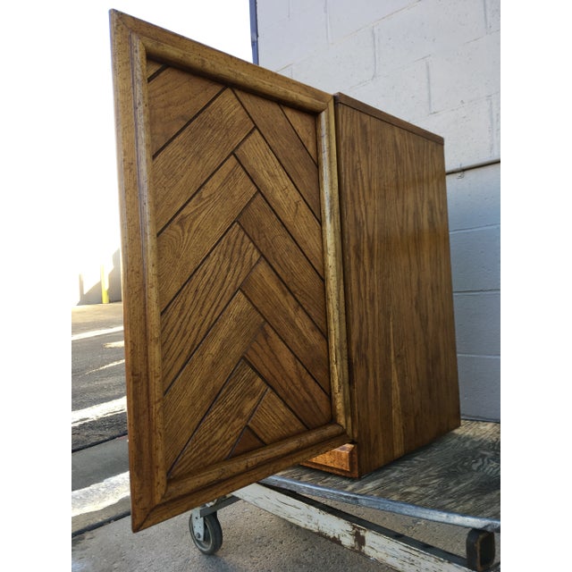 Vintage Lane Style Nightstand From Dixie For Sale In Denver - Image 6 of 13