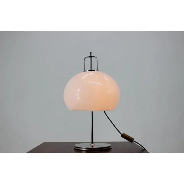 1970s - good original condition - adjustable height - marked by manufacturer jt. This piece is attributed to the mentioned...