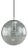 Mid-Century Globe Ceiling Lamp from Peill & Putzler For Sale