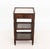Louis Philippe Cane-Paneled Oak Etagere, 19th century, with two tiers below a single drawer surmounted by a white...