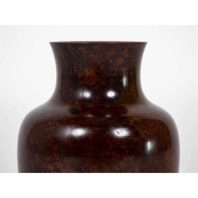 19th Century Japanese Bronze Vase For Sale In New York - Image 6 of 7