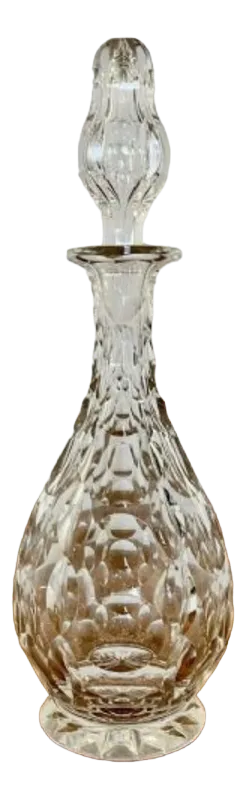 Edwardian Cut Glass Bell Shaped Decanter, 1900s