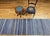 Antique American Amish Rag Runner, Handwoven Wool & Cotton, Stripe Pattern, 3x26 For Sale In Chicago - Image 6 of 18
