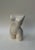 Unique Era Accent Table in Glazed Stoneware by Thalia Dalecky. Dimensions: W 21 x D 11 x H 55 cm. Materials: Cream...