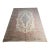 Vintage Persian Style Ivory, Dusty Rose & Powder Blue Floral Palace Rug, Circa Mid-20th Century – 15’11” X 11’4” For Sale