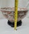 Large Chinese Porcelain Floral Burnt Orange Chinoiserie Bowl With Stand For Sale - Image 9 of 9