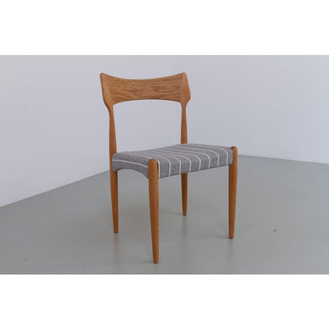 Danish Modern Oak Side Chair by Bernhard Pedersen & Son, 1960s For Sale - Image 11 of 18