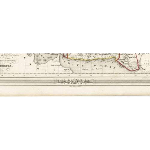 19th Century Antique Map of Herat by Levasseur, 1846 For Sale - Image 5 of 12