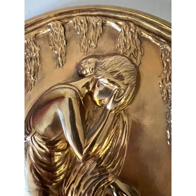 Late 19th Century Vintage Bas Relief Arched Wall Hanging For Sale - Image 5 of 10