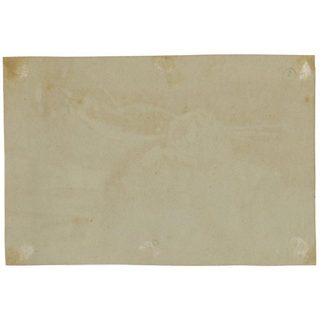 Frederick Richard Pickersgill RA, Shipwrecked Man & Siren with Lyre, Watercolour For Sale - Image 6 of 7