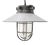 Vintage Industrial Aluminium Clear Glass Pendant Light from Industria Rotterdam For Sale