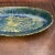 1970s Vintage Blue and Green Serving Bowl - Folk Art Pottery For Sale - Image 5 of 10