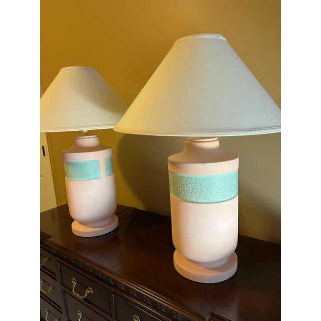 Pair of 21st Century Postmodern Table Lamps For Sale - Image 4 of 6