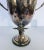 Elegant Antique Silver Plated Urn, Circa early 1900’s, a previous owner welded the Tiffany plate to the beautiful patina.