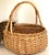 Large Vintage Handwoven Rattan Easter Basket For Sale - Image 10 of 12