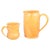 Ceramic Large Yellow-Orange Glazed Ceramic Pitchers from Kähler, Denmark, 1930s, Set of 2 For Sale - Image 7 of 7