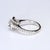 Neil Lane 14k White Gold Diamond Halo Engagement Ring With 0.5ct Round Brilliant, Size 4.75 For Sale - Image 4 of 11