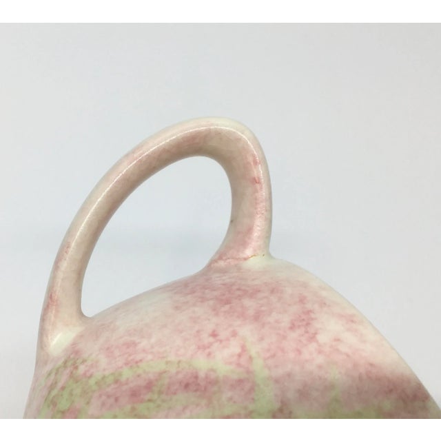 1930s Vintage E Redford Hand-Painted England Stackable Cream & Sugar Set - 2 Pieces For Sale - Image 5 of 6