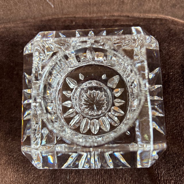 Glass Square Crystal Lismore Votive by Waterford For Sale - Image 7 of 12
