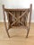 Mid 20th Century Vintage Cottage Chic Wicker Rattan Medallion Wingback Adult Rocking Chair For Sale - Image 9 of 12