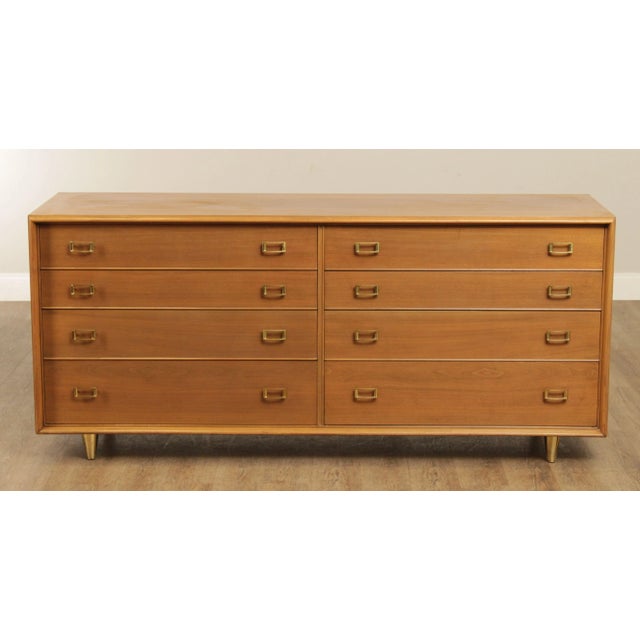 Johnson Furniture Paul Frankl Mid Century Modern Dresser For Sale - Image 9 of 13
