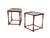 Campaign 1940s Campaign-Style Collapsible Walnut End Tables - A Pair For Sale - Image 3 of 18