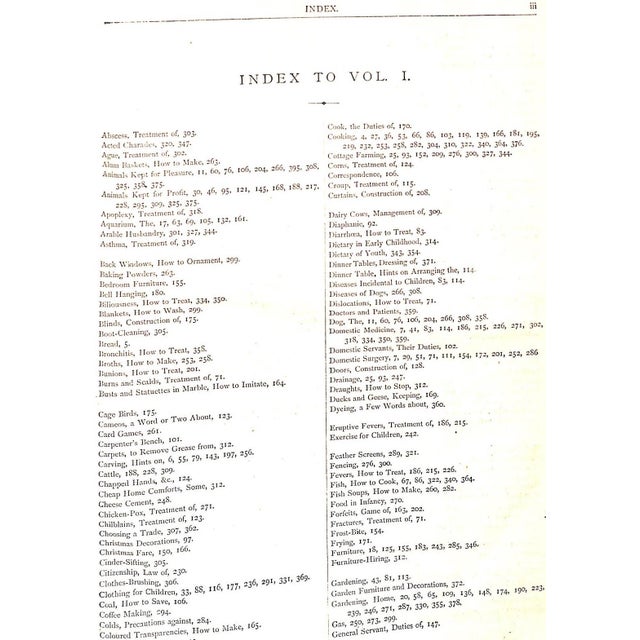 Late 19th Century "Cassell's Household Guide: A Complete Encyclopedia of Domestic and Social Economy" 1887 For Sale - Image 5 of 12