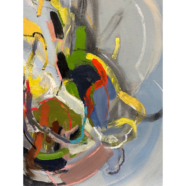 Contemporary Contemporary Abstract Painting on Paper by Melanie Brown For Sale - Image 3 of 3