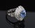 Late 20th Century Rare 2.09ct Gia Ceylon No Heat Sapphire & 0.69ct Diamond Platinum Ring Size 5.25 For Sale - Image 12 of 17