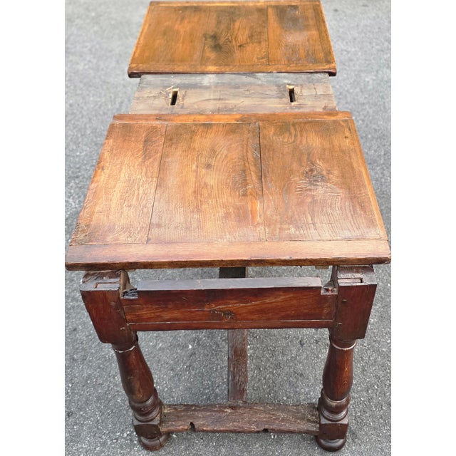 18th Century Draw-Leaf Table/Refectory or Tavern Table For Sale In Washington DC - Image 6 of 18