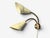 1950s Swedish Modern, Adjustable Wall Light, Brass, Lacquered Metal, Sweden For Sale In New York - Image 6 of 13