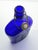 Glass 1970s Vintage Italian Cobalt Blue Glass “Cognac” Decanter Bottle For Sale - Image 7 of 8