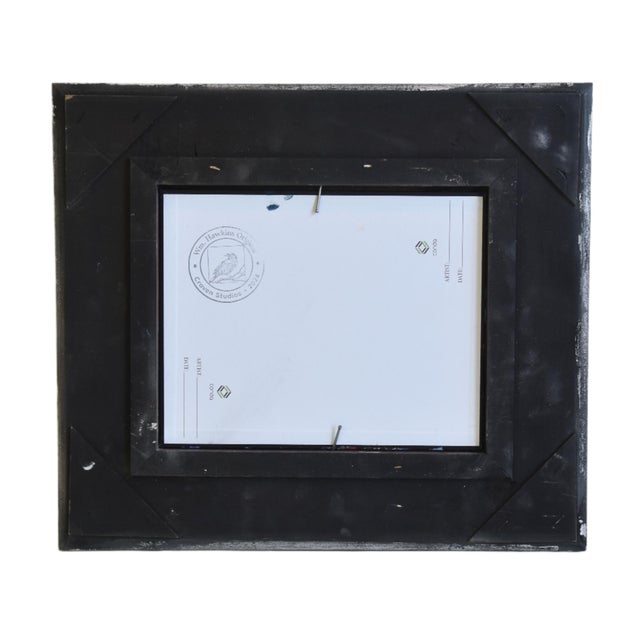 William Hawkins Majestic Skies and Mountainous Landscape Oil Painting Including the Antiqued Silver Gilt Wood Frame For Sale In Los Angeles - Image 6 of 7