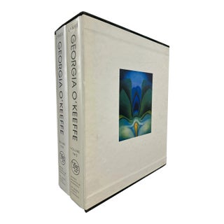 Georgia O'Keeffe Barbara Buhler Lynes Volume 1 & 2 Catalogue Raisonne Coffee Table Book For Sale