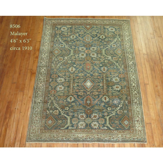 Early 20th Century Persian Malayer Rug For Sale In New York - Image 6 of 18