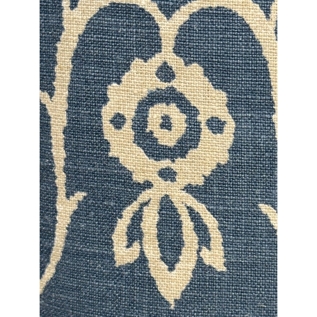 Bespoke Floral Damask Throw Pillows, Set of Three For Sale - Image 10 of 12